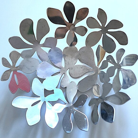 Ikea Stockholm silver metal fruit bowl - Picture 2 of 8